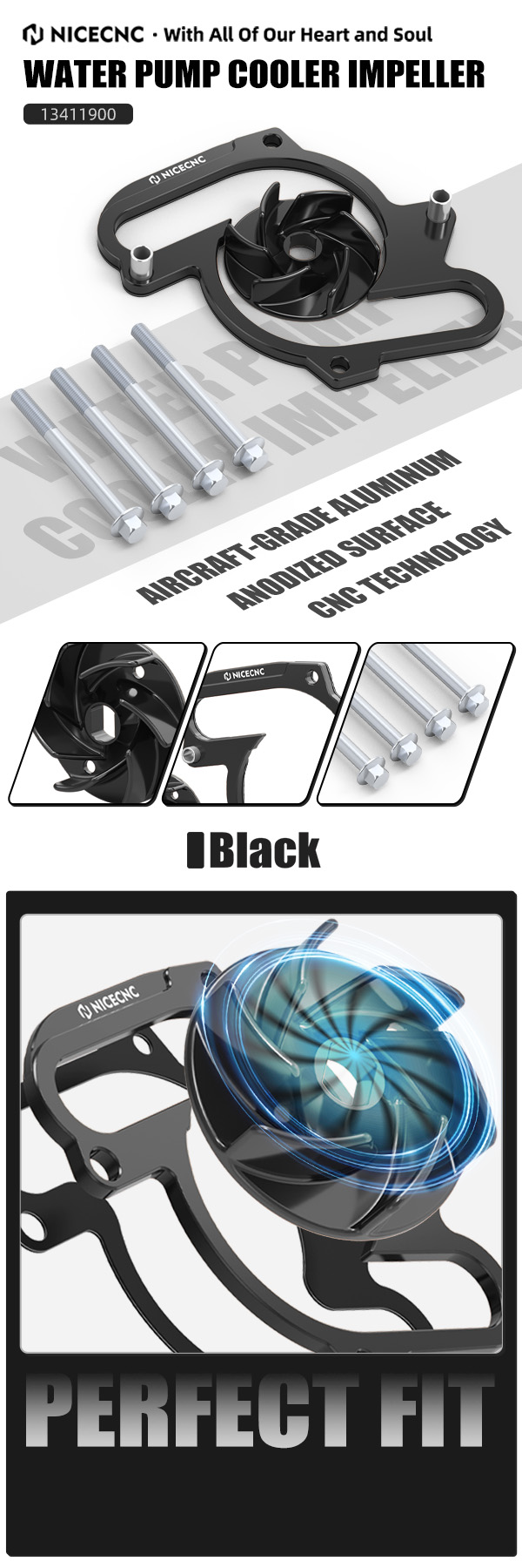 Wasserpumpe Laufrad Spacer Kit Für KTM 990 Adventure 06-13 990
