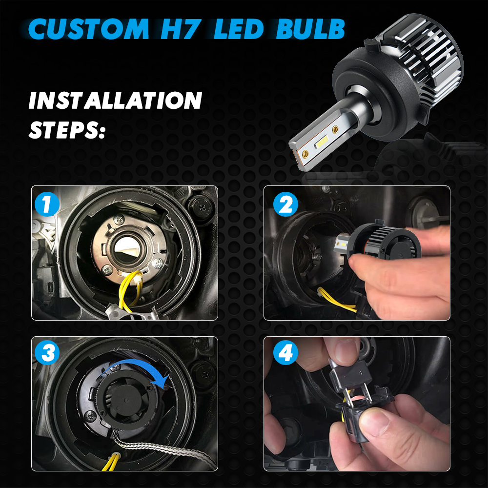 2x H7 Scheinwerfer Birnen Abblendlicht für Hyundai i40 Genesis Coupe  2008-2018
