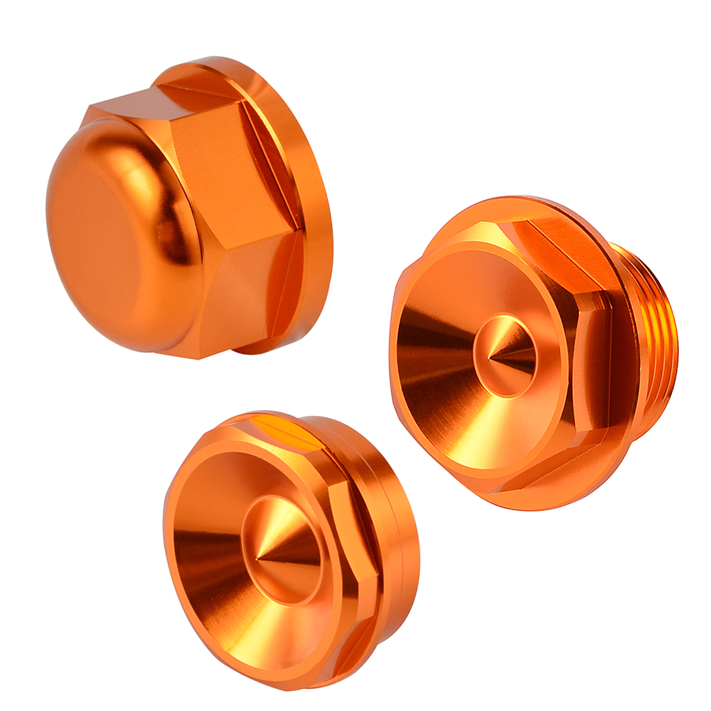 CNC VorderradHinterachsmutterKit Für KTM EXC 125 200 300 400 450 500